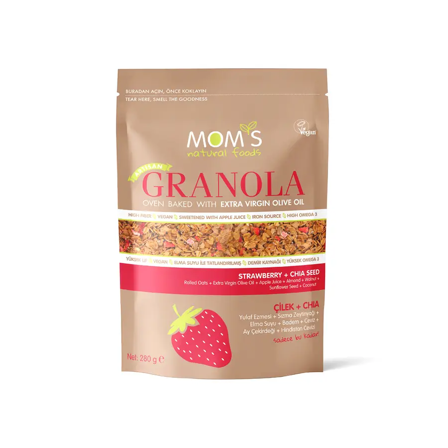 çilek chia granola